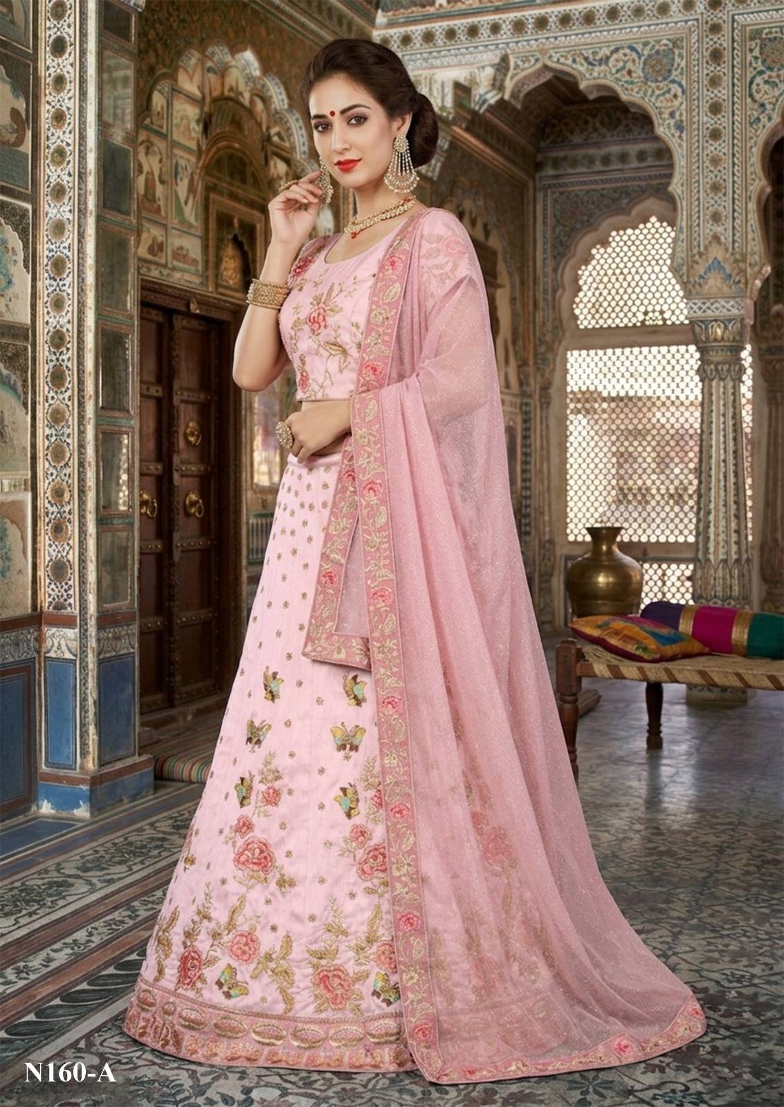 NIMAYA LEHNEGA SALE by MAHOTSAV Bridal Wear Collection Beautiful Stylish Colorful Fancy Party Wear & Occasional Wear Banarasi Silk Lehengas At Wholesale Price